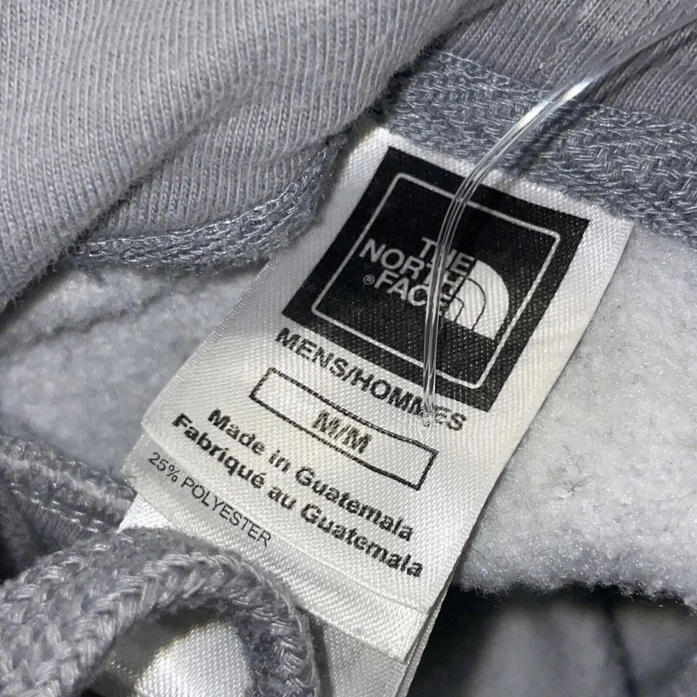 The North Face Hoodie Mens Medium Chicago‎ Skyline Sweatshirt Gray FLAW